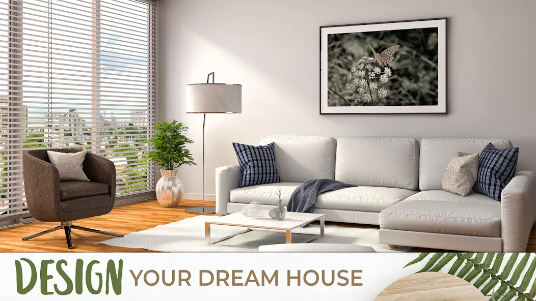 My Home Makeover Design: Games (Мой дизайн ремонта дома) [МОД: Все открыто, Дополнительные деньги и Меню MOD] Screenshot 1