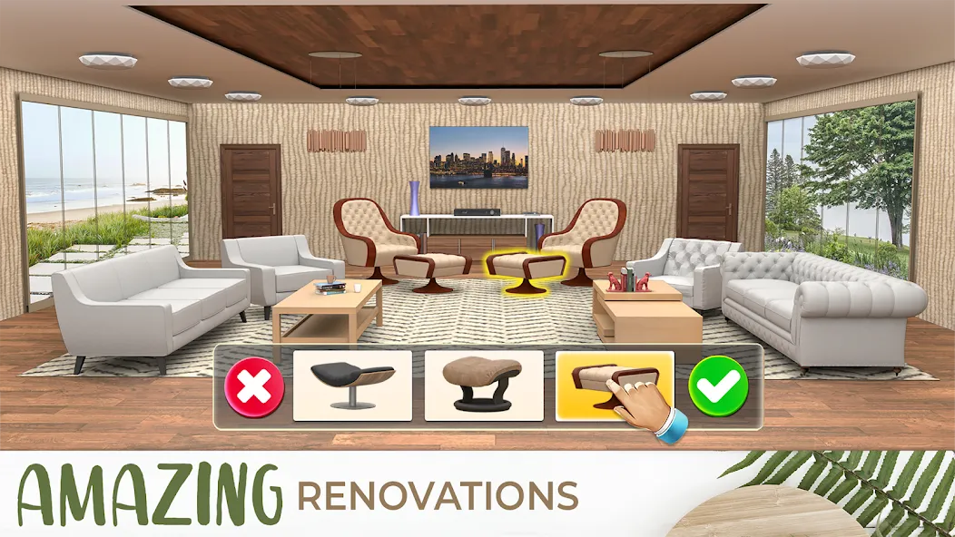 My Home Makeover Design: Games (Мой дизайн ремонта дома) [МОД: Все открыто, Дополнительные деньги и Меню MOD] Screenshot 4