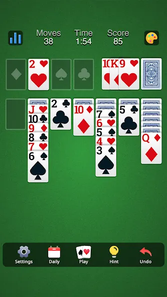 Classic Solitaire - Klondike (Солитер Клондайк Классик) [МОД: Много денег, Монет и Все открыто] Screenshot 2