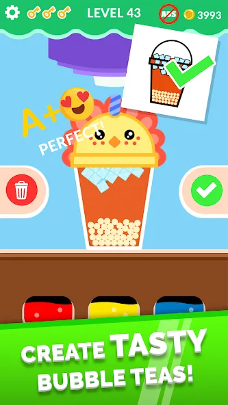 Bubble Tea! [МОД: Много денег, Монет и Все открыто] Screenshot 1