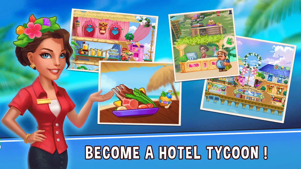Hotel Empire Fever (Отель Империя Фивер) [МОД: Бесконечные деньги, Монеты и Мега MOD] Screenshot 2