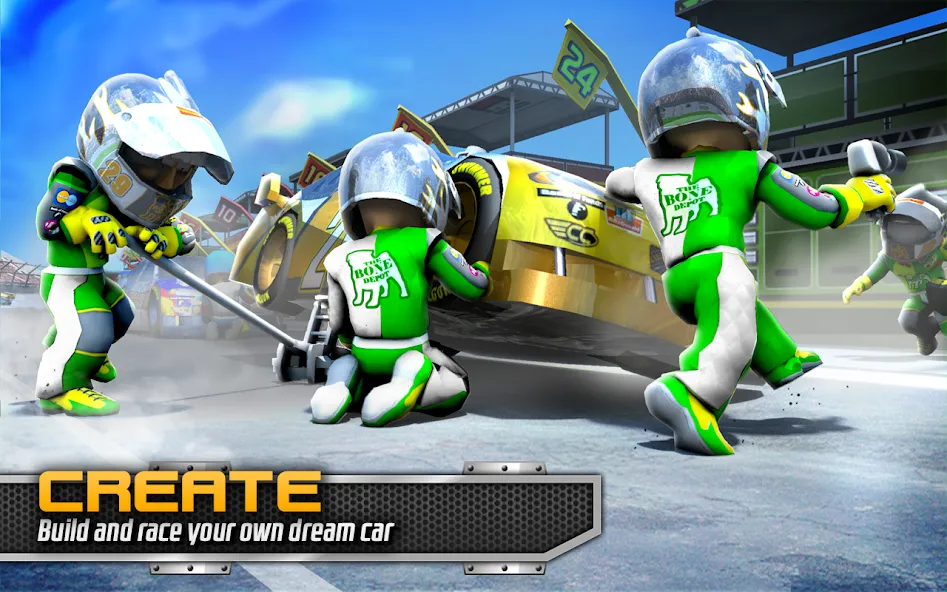BIG WIN Racing (БИГ ВИН Гонки) [МОД: Много монет, Открытые уровни и Мега MOD] Screenshot 1