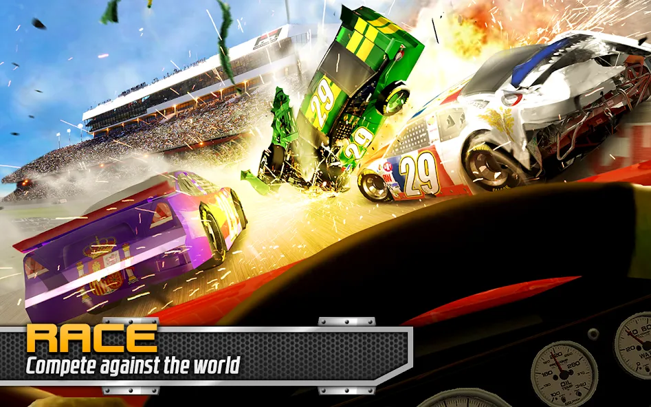 BIG WIN Racing (БИГ ВИН Гонки) [МОД: Много монет, Открытые уровни и Мега MOD] Screenshot 4