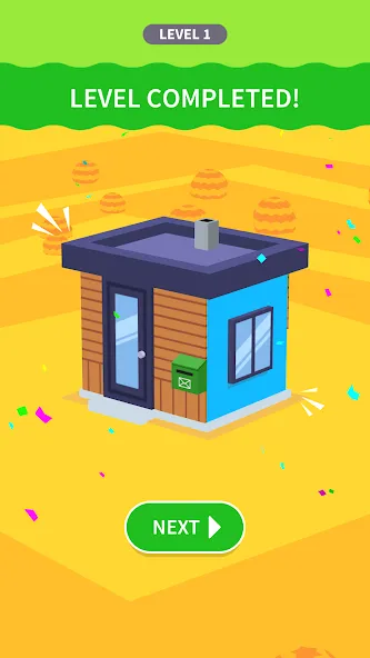 House Paint (Хаус Пейнт) [МОД: Бесконечные деньги, Монеты и Мега MOD] Screenshot 3