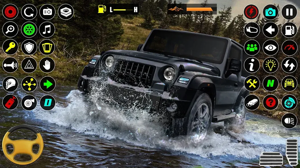 Offroad SUV: 4x4 Driving Game. (Оффроуд внедорожник) [МОД: Бесконечные деньги, Монеты и Мега MOD] Screenshot 1