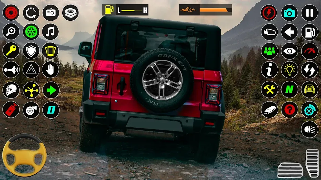 Offroad SUV: 4x4 Driving Game. (Оффроуд внедорожник) [МОД: Бесконечные деньги, Монеты и Мега MOD] Screenshot 4