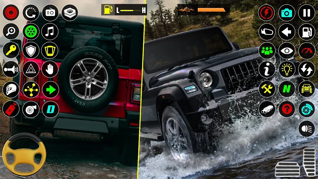 Offroad SUV: 4x4 Driving Game. (Оффроуд внедорожник) [МОД: Бесконечные деньги, Монеты и Мега MOD] Screenshot 5