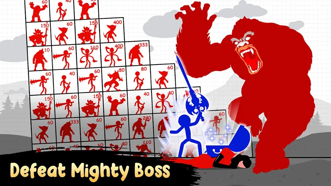 Stick Hero: Tower Defense (тик Хиро) [МОД: Бесконечные деньги, Монеты и Мега MOD] Screenshot 1