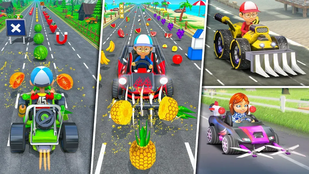 Mini Car Racing Game Legends [МОД: Меню, Бесконечные монеты и Открытые уровни] Screenshot 5