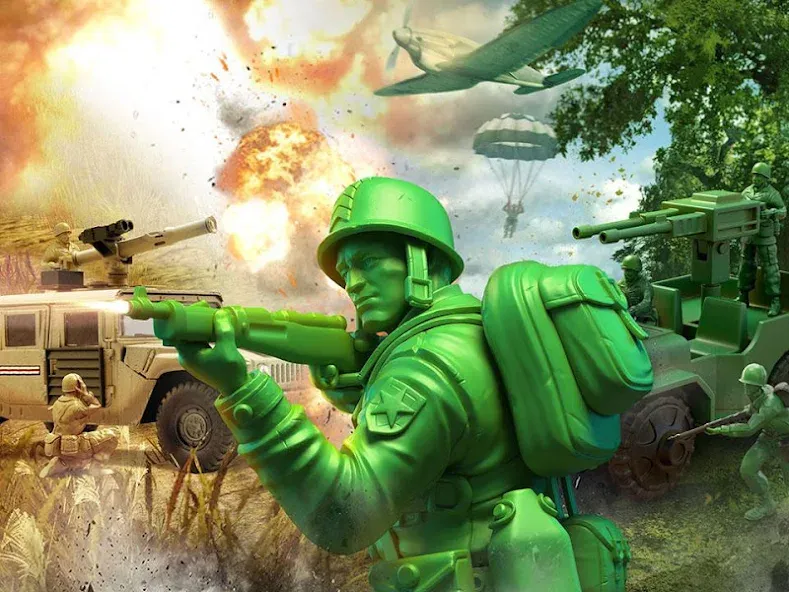TOY WARS BETA (Армия Мен Страйк Бета) [МОД: Бесконечные деньги, Монеты и Мега MOD] Screenshot 1