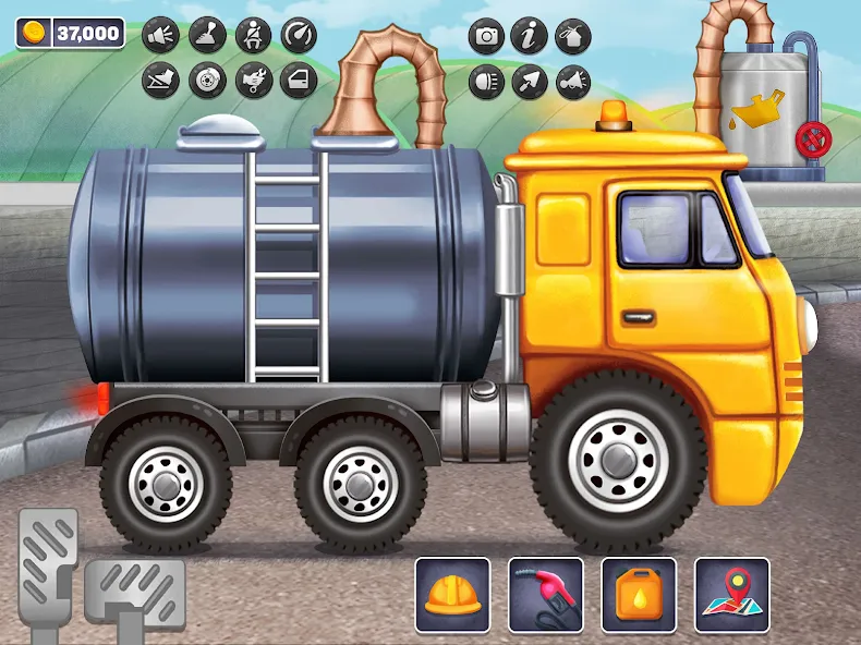 Oil Tanker Truck Games [МОД: Все открыто, Дополнительные деньги и Меню MOD] Screenshot 5