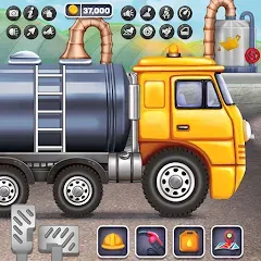 Скачать Oil Tanker Truck Games [МОД: Все открыто, Дополнительные деньги и Меню MOD] | Взлом Oil Tanker Truck Games на Андроид