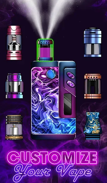 Vape 'N Pod Trick Simulator [МОД: Бесконечные деньги, Монеты и Мега MOD] Screenshot 5
