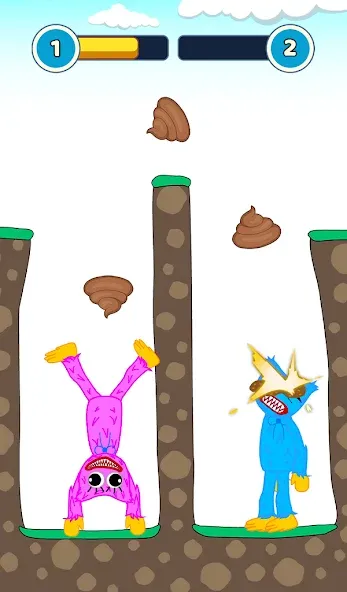 Hugy's Funny Animated Story [МОД: Много денег, Монет и Все открыто] Screenshot 3