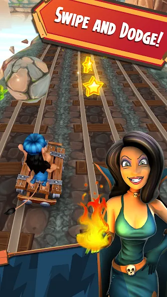 Hugo Troll Race 2: Rail Rush (Хуго Тролл Гонка 2) [МОД: Деньги, Монеты и Меню MOD] Screenshot 2