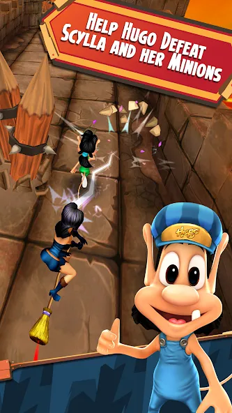 Hugo Troll Race 2: Rail Rush (Хуго Тролл Гонка 2) [МОД: Деньги, Монеты и Меню MOD] Screenshot 3