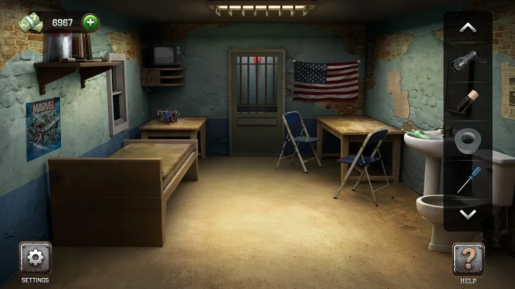 100 Doors - Escape from Prison (сто) [МОД: Много денег, Монет и Все открыто] Screenshot 2