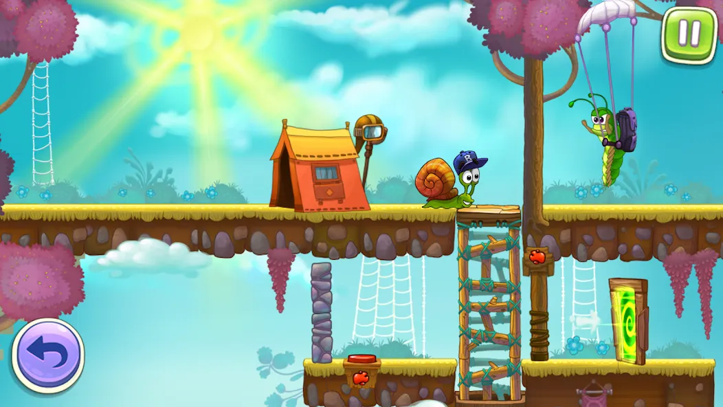 Snail Bob 3 [МОД: Все открыто, Дополнительные деньги и Меню MOD] Screenshot 1