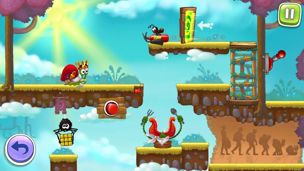 Snail Bob 3 [МОД: Все открыто, Дополнительные деньги и Меню MOD] Screenshot 2