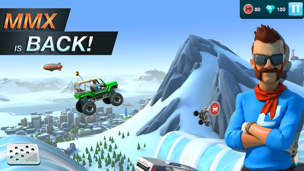 MMX Hill Dash 2 – Offroad Truc (ММХ Хилл Даш 2) [МОД: Бесконечные деньги, Монеты и Мега MOD] Screenshot 1