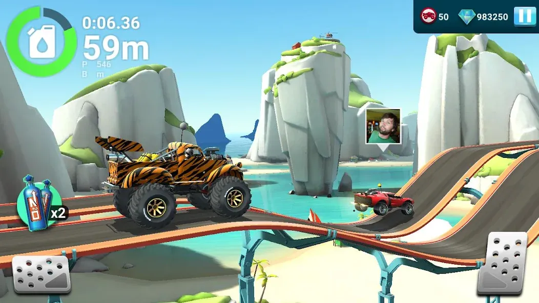 MMX Hill Dash 2 – Offroad Truc (ММХ Хилл Даш 2) [МОД: Бесконечные деньги, Монеты и Мега MOD] Screenshot 2