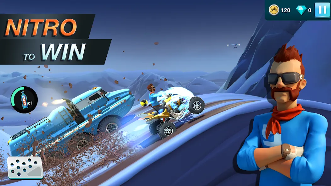 MMX Hill Dash 2 – Offroad Truc (ММХ Хилл Даш 2) [МОД: Бесконечные деньги, Монеты и Мега MOD] Screenshot 3