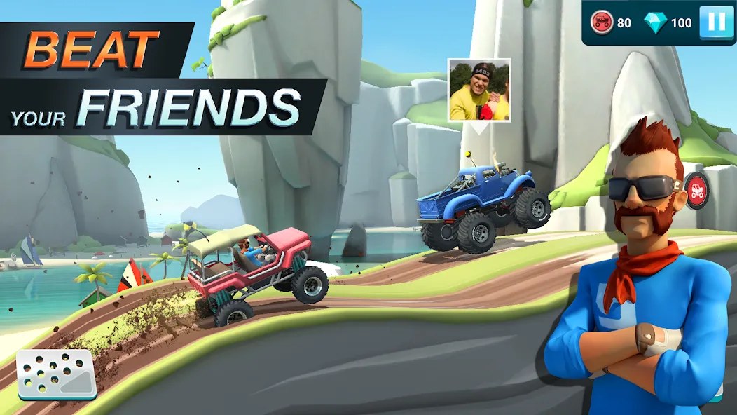 MMX Hill Dash 2 – Offroad Truc (ММХ Хилл Даш 2) [МОД: Бесконечные деньги, Монеты и Мега MOD] Screenshot 4