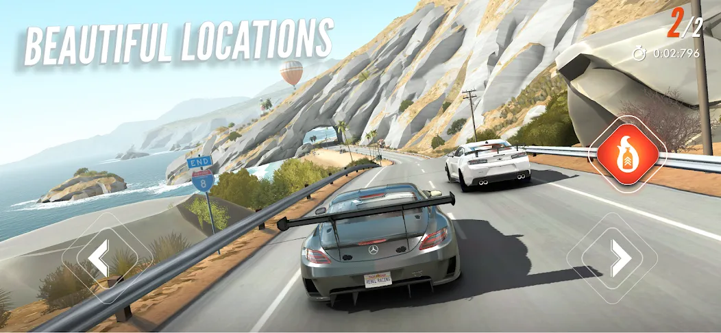 Rebel Racing (Ребел Рейсинг) [МОД: Бесконечные деньги, Монеты и Мега MOD] Screenshot 2