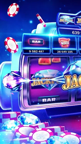 Huuuge Casino Slots Vegas 777 (Хьюдж Казино Слотс Вегас 777) [МОД: Много монет, Открытые уровни и Мега MOD] Screenshot 1