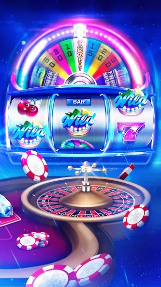 Huuuge Casino Slots Vegas 777 (Хьюдж Казино Слотс Вегас 777) [МОД: Много монет, Открытые уровни и Мега MOD] Screenshot 3