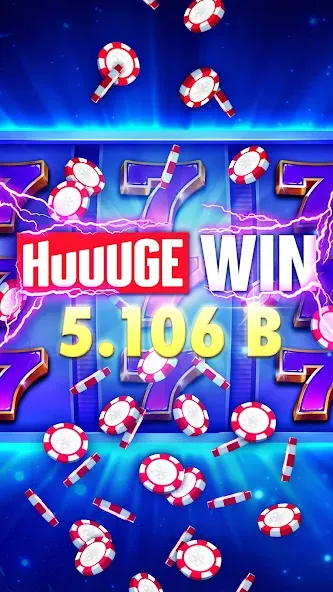 Huuuge Casino Slots Vegas 777 (Хьюдж Казино Слотс Вегас 777) [МОД: Много монет, Открытые уровни и Мега MOD] Screenshot 5