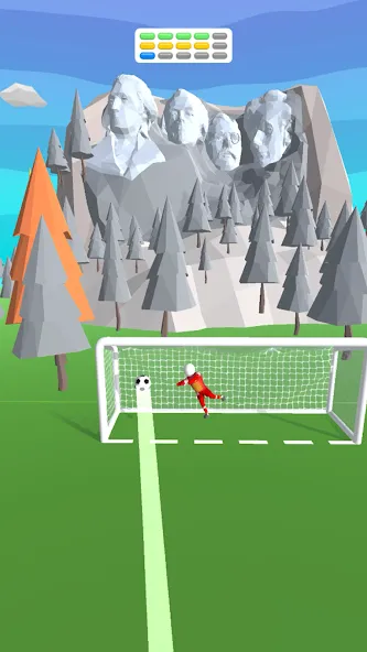Goal Party - Soccer Freekick (Гоал Парти) [МОД: Меню, Бесконечные монеты и Открытые уровни] Screenshot 5