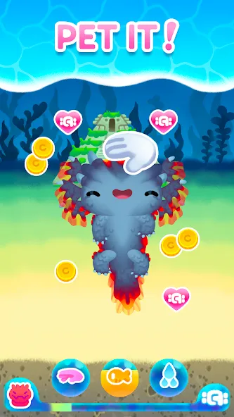 Axolochi [МОД: Меню, Бесконечные монеты и Открытые уровни] Screenshot 2