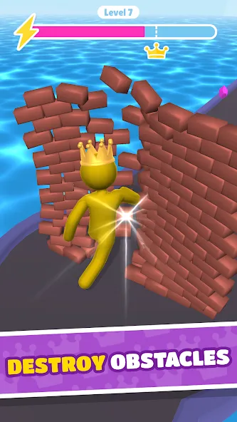 Giant Rush! - Fighting Games [МОД: Меню, Бесконечные монеты и Открытые уровни] Screenshot 2