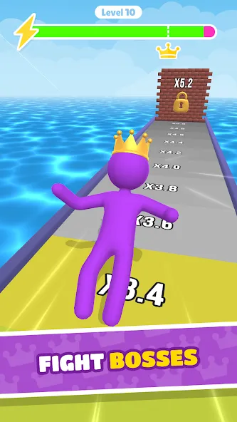 Giant Rush! - Fighting Games [МОД: Меню, Бесконечные монеты и Открытые уровни] Screenshot 4