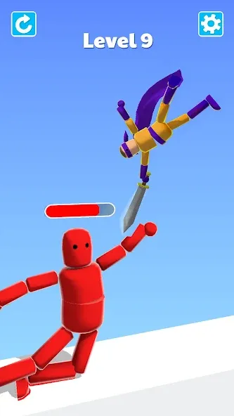 Ragdoll ninja: Imposter hero (Рагдолл Ниндзя) [МОД: Много денег, Монет и Все открыто] Screenshot 1
