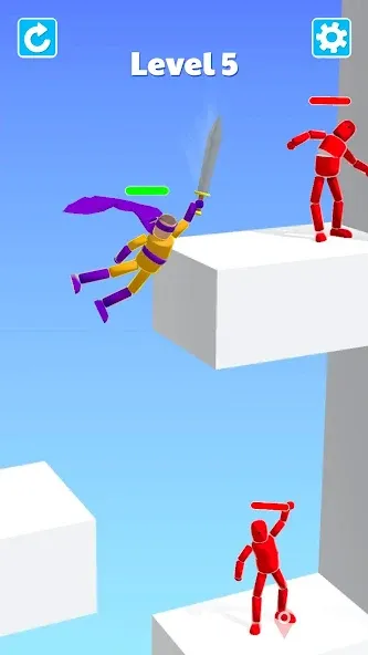 Ragdoll ninja: Imposter hero (Рагдолл Ниндзя) [МОД: Много денег, Монет и Все открыто] Screenshot 2