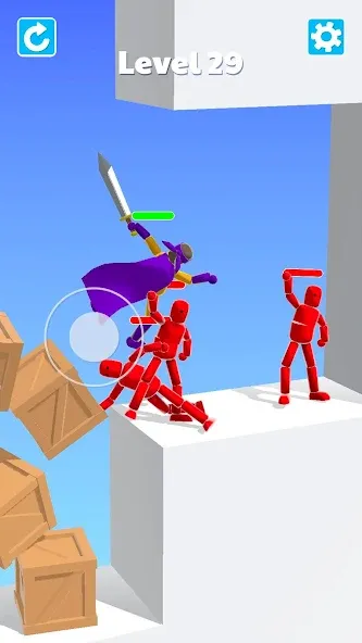 Ragdoll ninja: Imposter hero (Рагдолл Ниндзя) [МОД: Много денег, Монет и Все открыто] Screenshot 5
