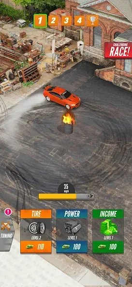 Drift 2 Drag (Дрифт 2 Дрэг) [МОД: Меню, Бесконечные монеты и Открытые уровни] Screenshot 1