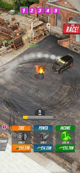 Drift 2 Drag (Дрифт 2 Дрэг) [МОД: Меню, Бесконечные монеты и Открытые уровни] Screenshot 4