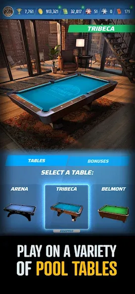Ultimate 8 Ball Pool (Бол Смеш) [МОД: Меню, Бесконечные монеты и Открытые уровни] Screenshot 5
