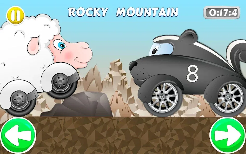 Racing car game for kids [МОД: Бесконечные деньги, Монеты и Мега MOD] Screenshot 3