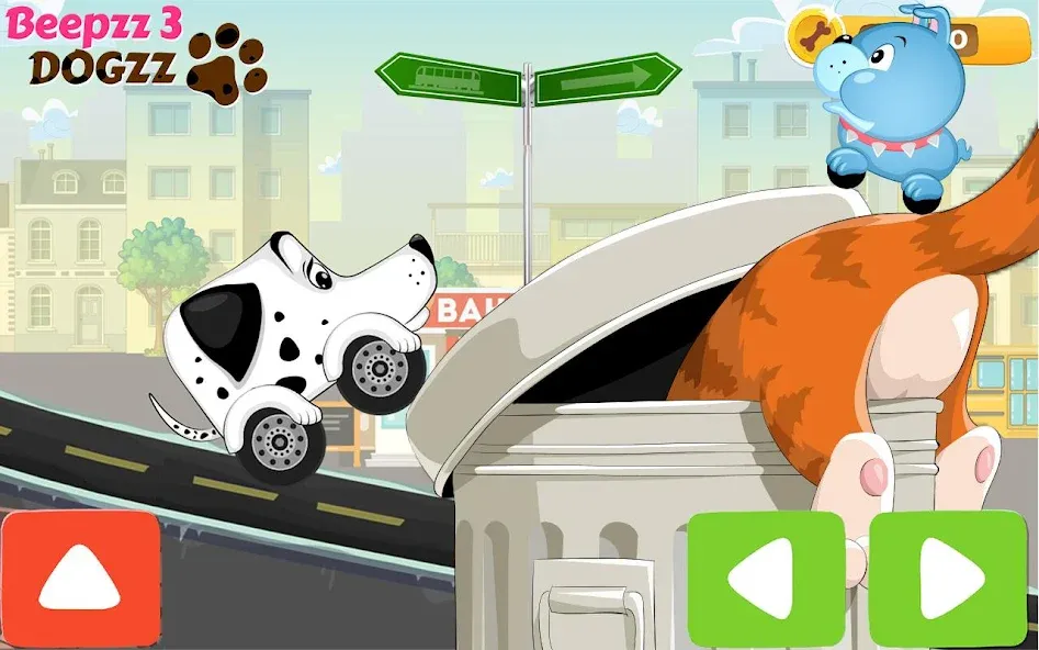 Racing games for kids - Dogs [МОД: Много монет, Открытые уровни и Мега MOD] Screenshot 3