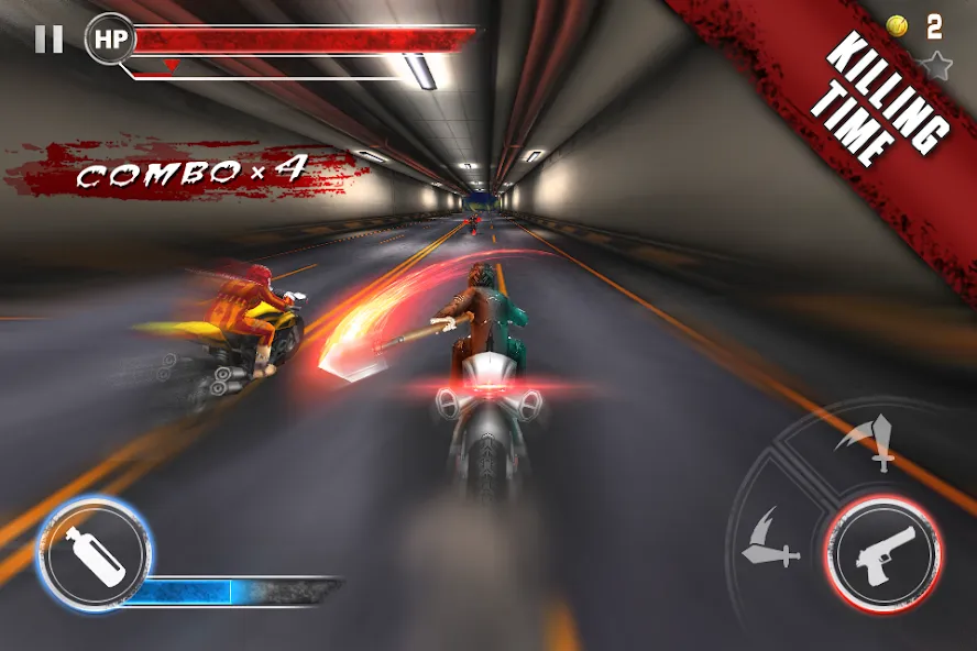 Death Moto 3 : Fighting  Rider (дет мото 3) [МОД: Деньги, Монеты и Меню MOD] Screenshot 2