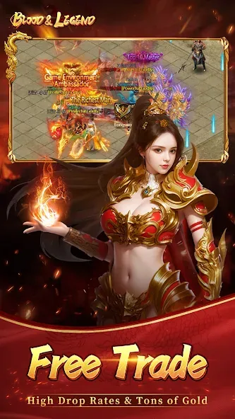Blood&Legend:Dragon King idle [МОД: Бесконечные деньги, Монеты и Мега MOD] Screenshot 2