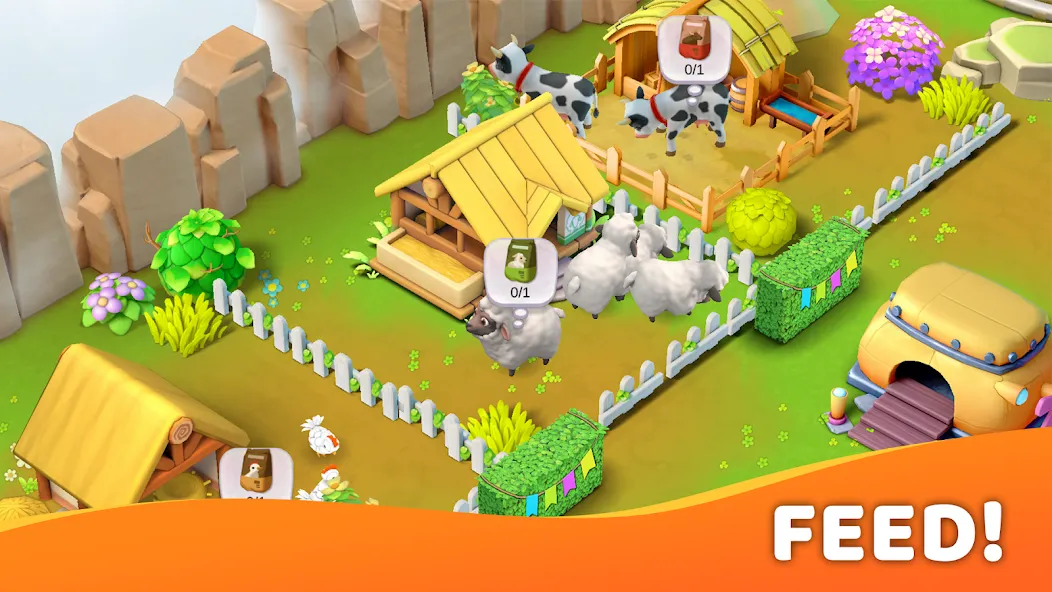 Island Farm Adventure (Айленд Фарм Адвенчер) [МОД: Все открыто, Дополнительные деньги и Меню MOD] Screenshot 5