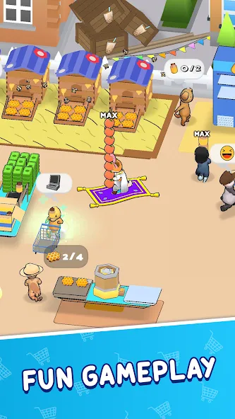 Animal Mart: Tycoon Games (Мой Зверинец Март) [МОД: Много монет, Открытые уровни и Мега MOD] Screenshot 5