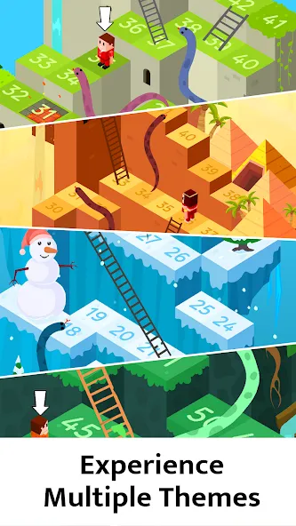 Snakes and Ladders Board Games [МОД: Все открыто, Дополнительные деньги и Меню MOD] Screenshot 2