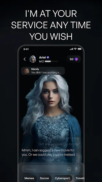 EVA Character AI & AI Friend (ИВА АИ) [МОД: Много денег, Монет и Все открыто] Screenshot 2