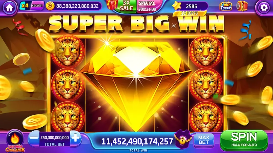 Lava Slots - Casino Games (Лава Слотс) [МОД: Деньги, Монеты и Меню MOD] Screenshot 2